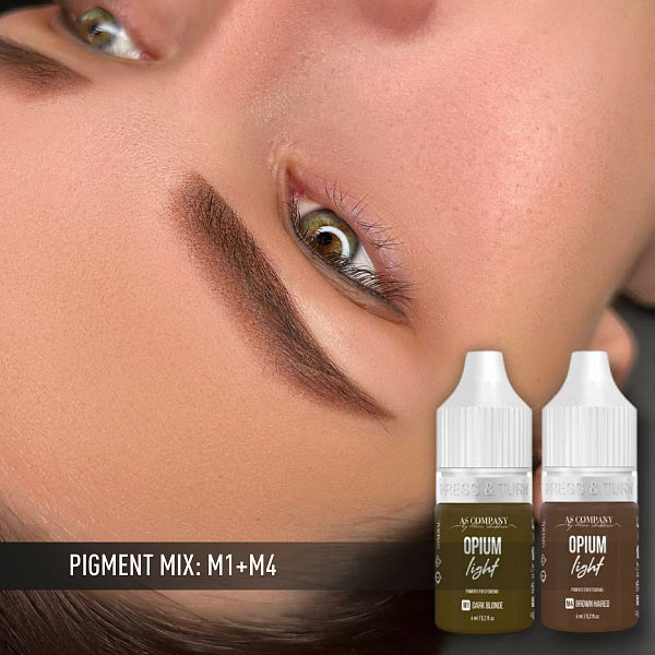 AS COMPANY M4-Capelli Castani Minerale (OPIUM LIGHT) 6/15ml